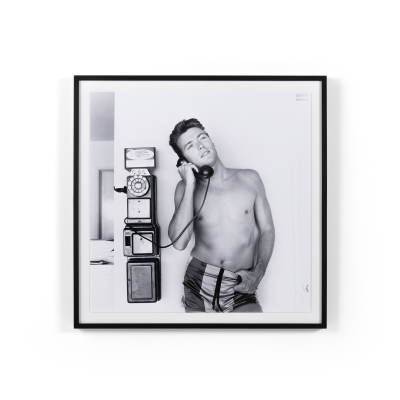 Clint Eastwood Takes A Call By Getty Images by Four Hands